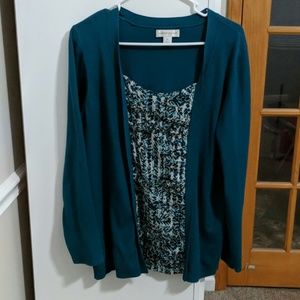 Christopher & Banks 2fer sweater